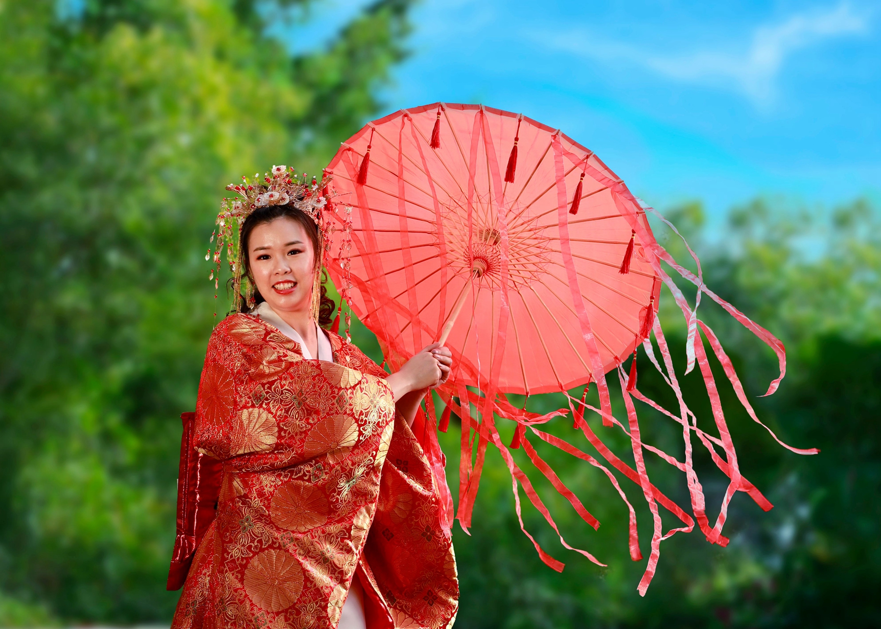 入選-邱瑞山-和服美女1