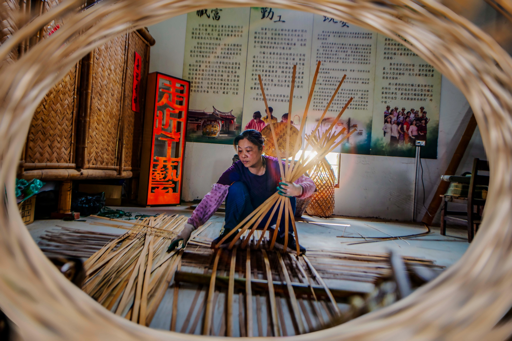 05-入選-吳秀玲-編竹籠