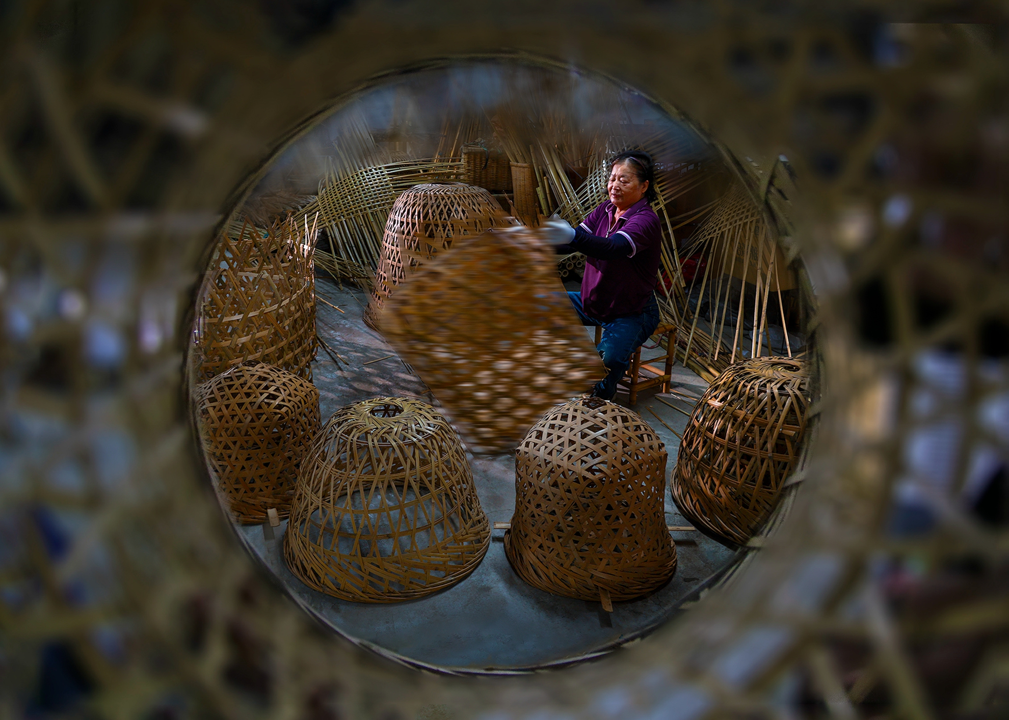 05-入選-楊清福-編竹籠達人