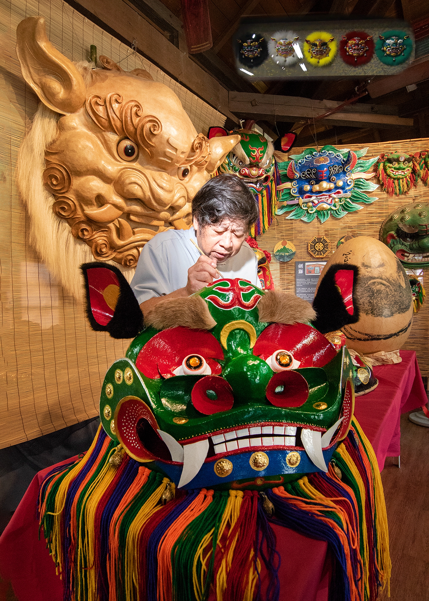 03_銅牌_楊清福-獅頭彩繪達人