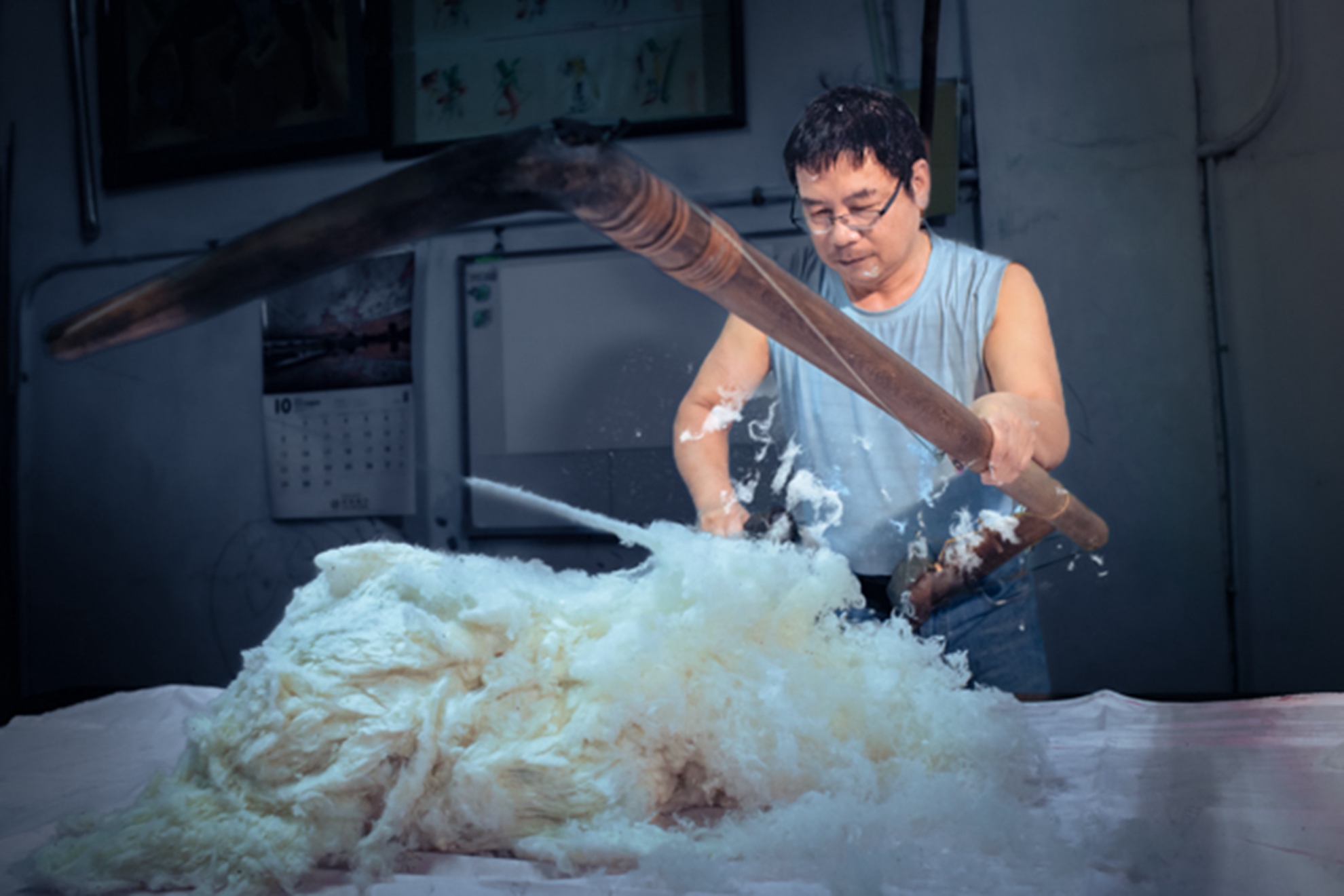 02.銀牌.張輝文.手工彈棉