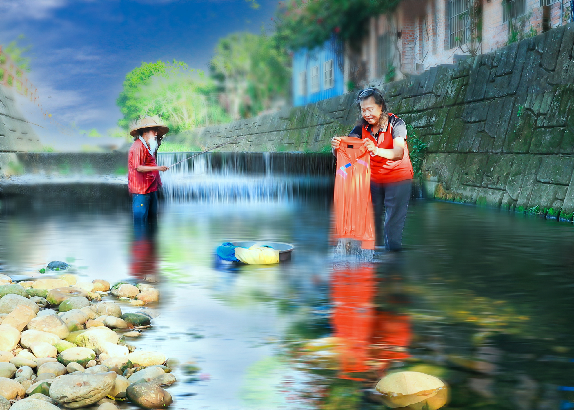 02.銀牌.浣衣垂釣樂.楊清福