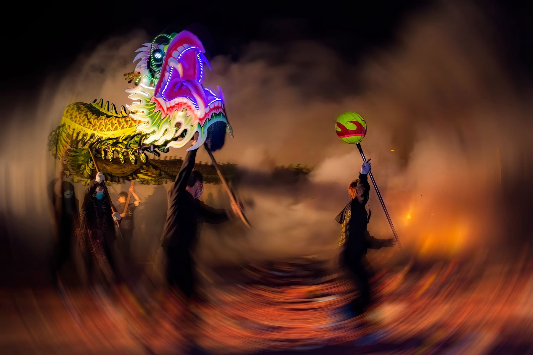 3月入選-黃証義-神龍戲珠