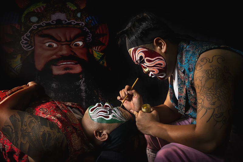 7月入選-殷偉程-家將開臉