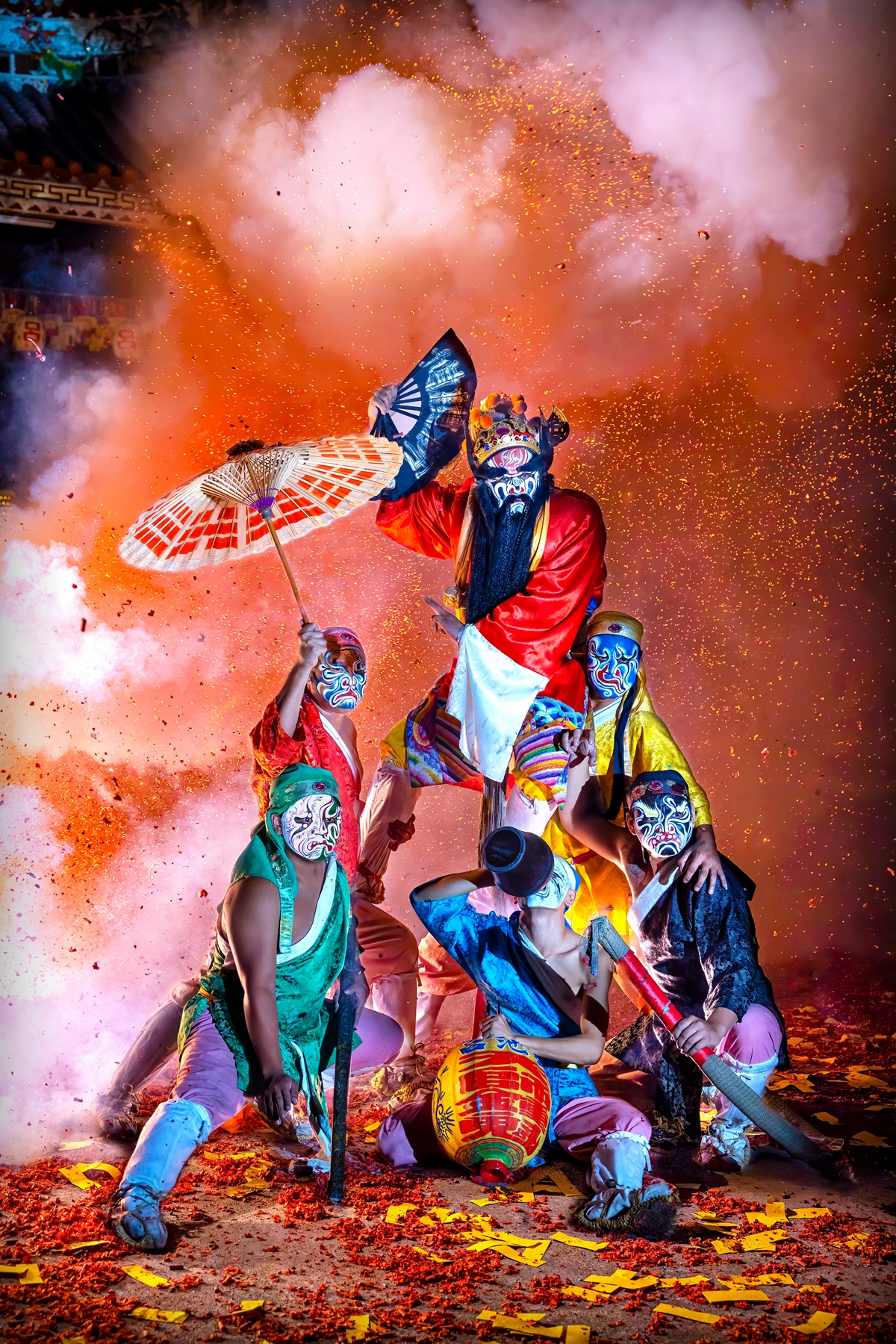 4月佳作-邱瑞山-鍾馗五鬼陣