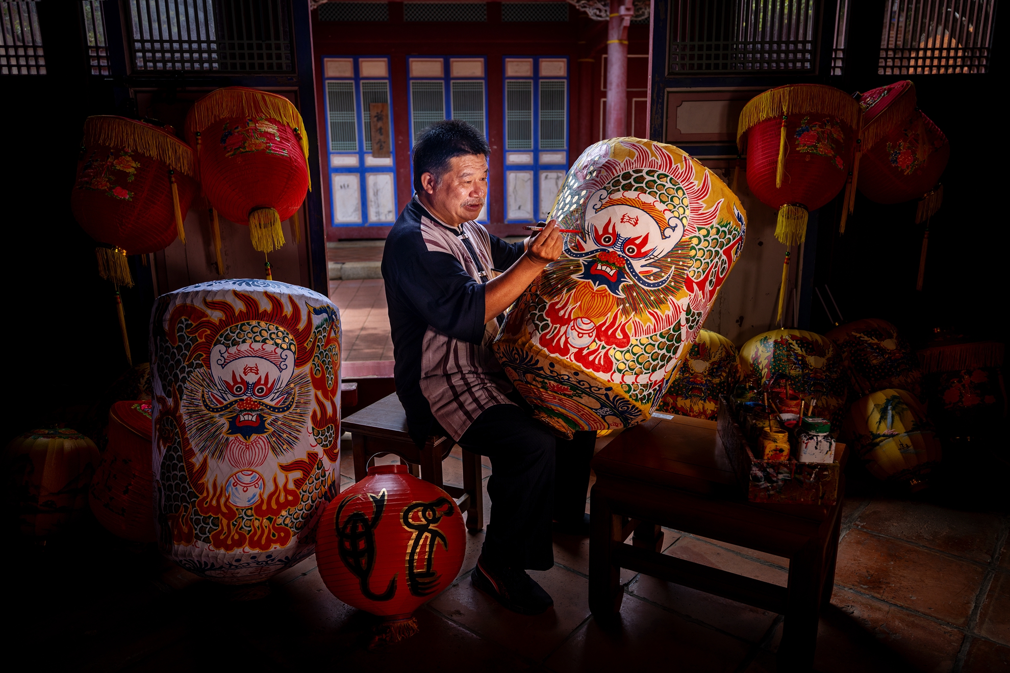 11月入選-邱瑞山-手繪燈籠