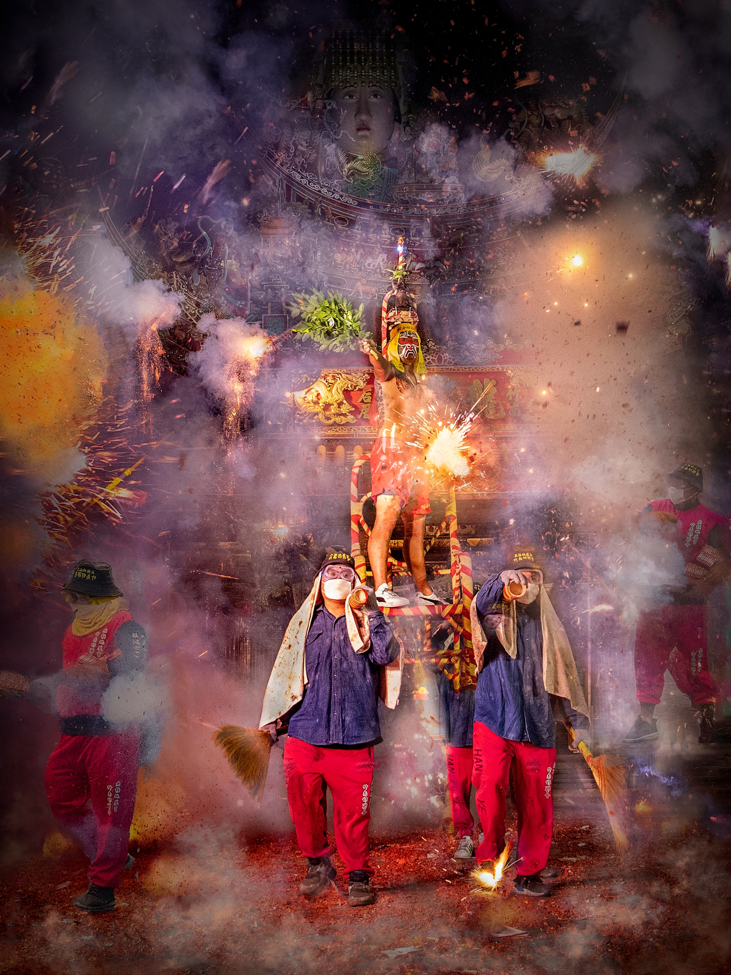 1月-入選-邯鄲爺出巡-洪子芸