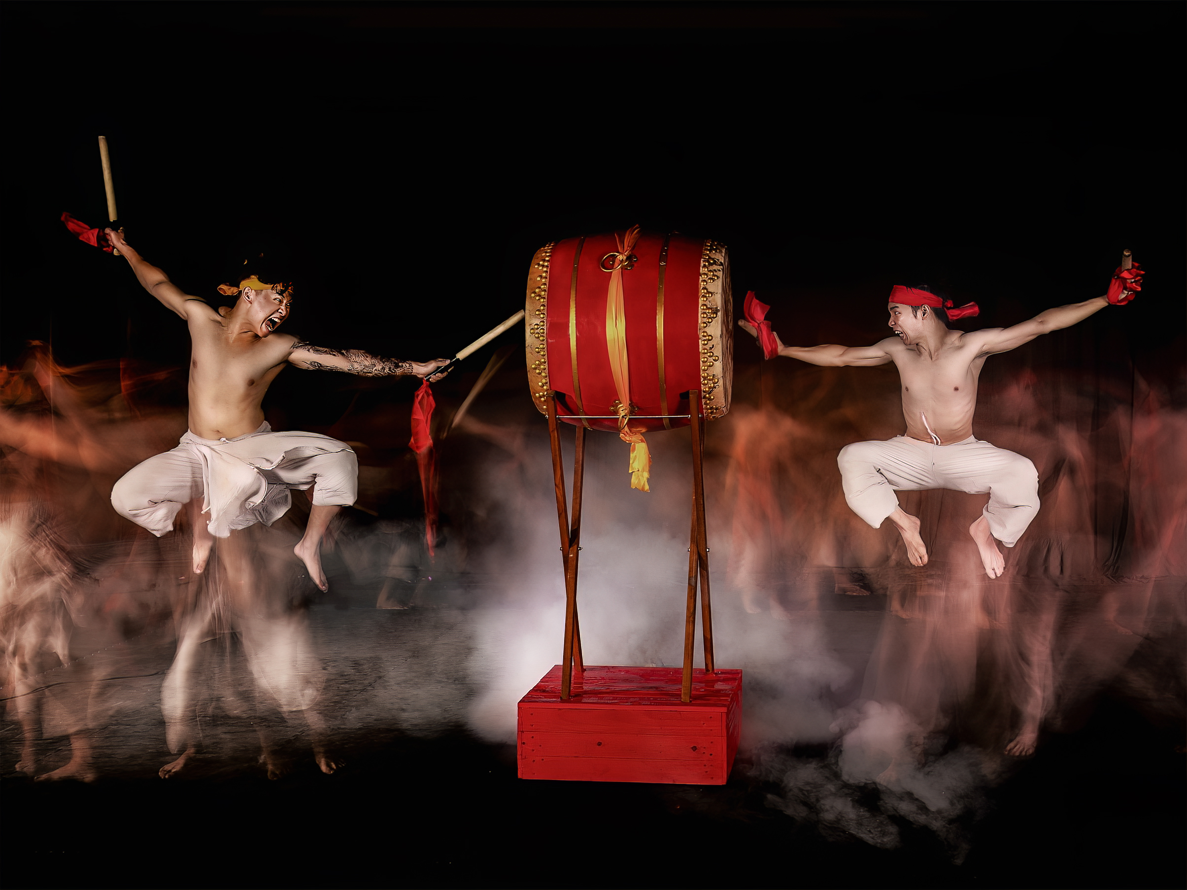 2月-入選-擊鼓-吳(糸秀)華