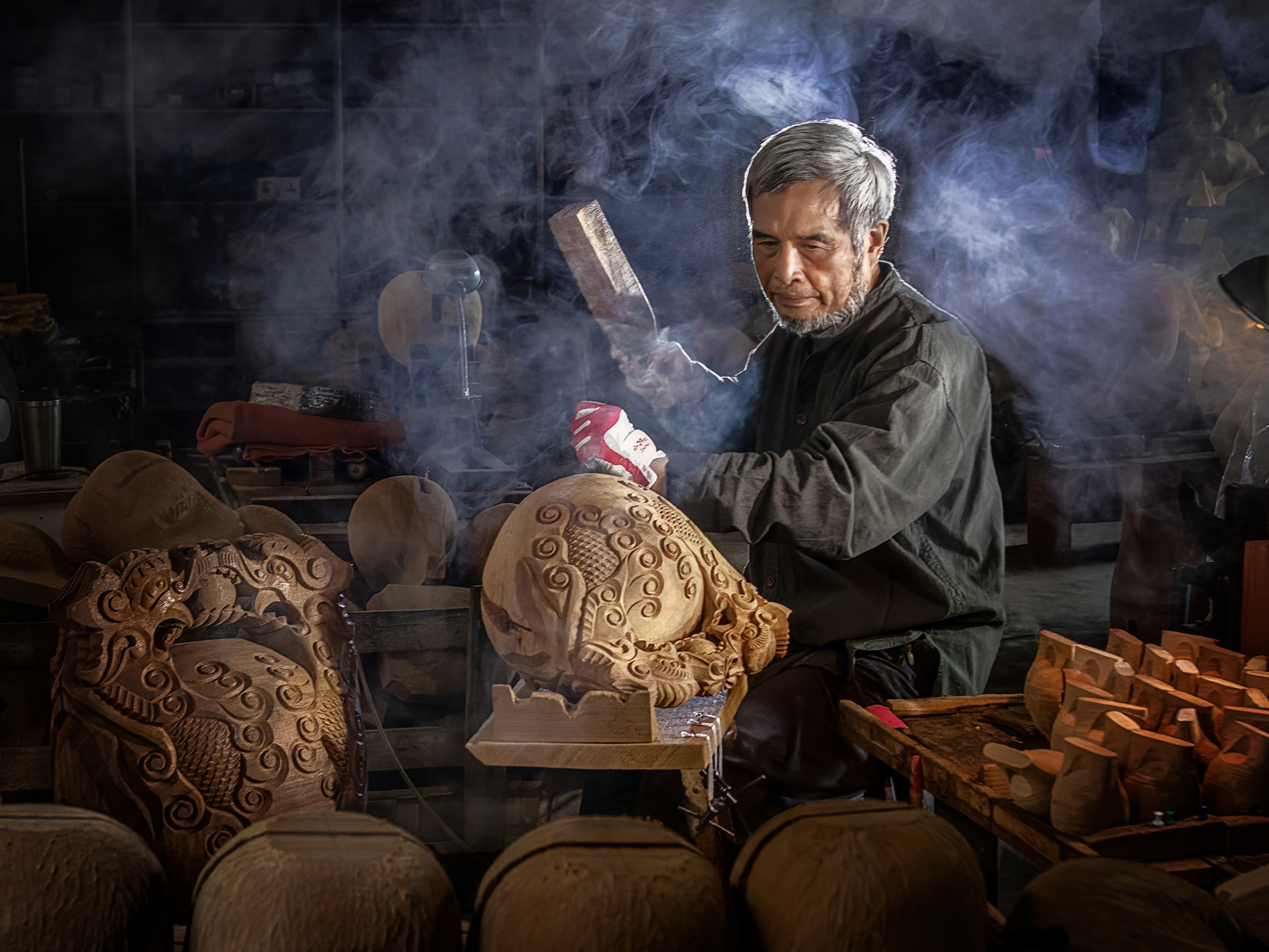2月-入選-敲擊人生-吳(糸秀)華