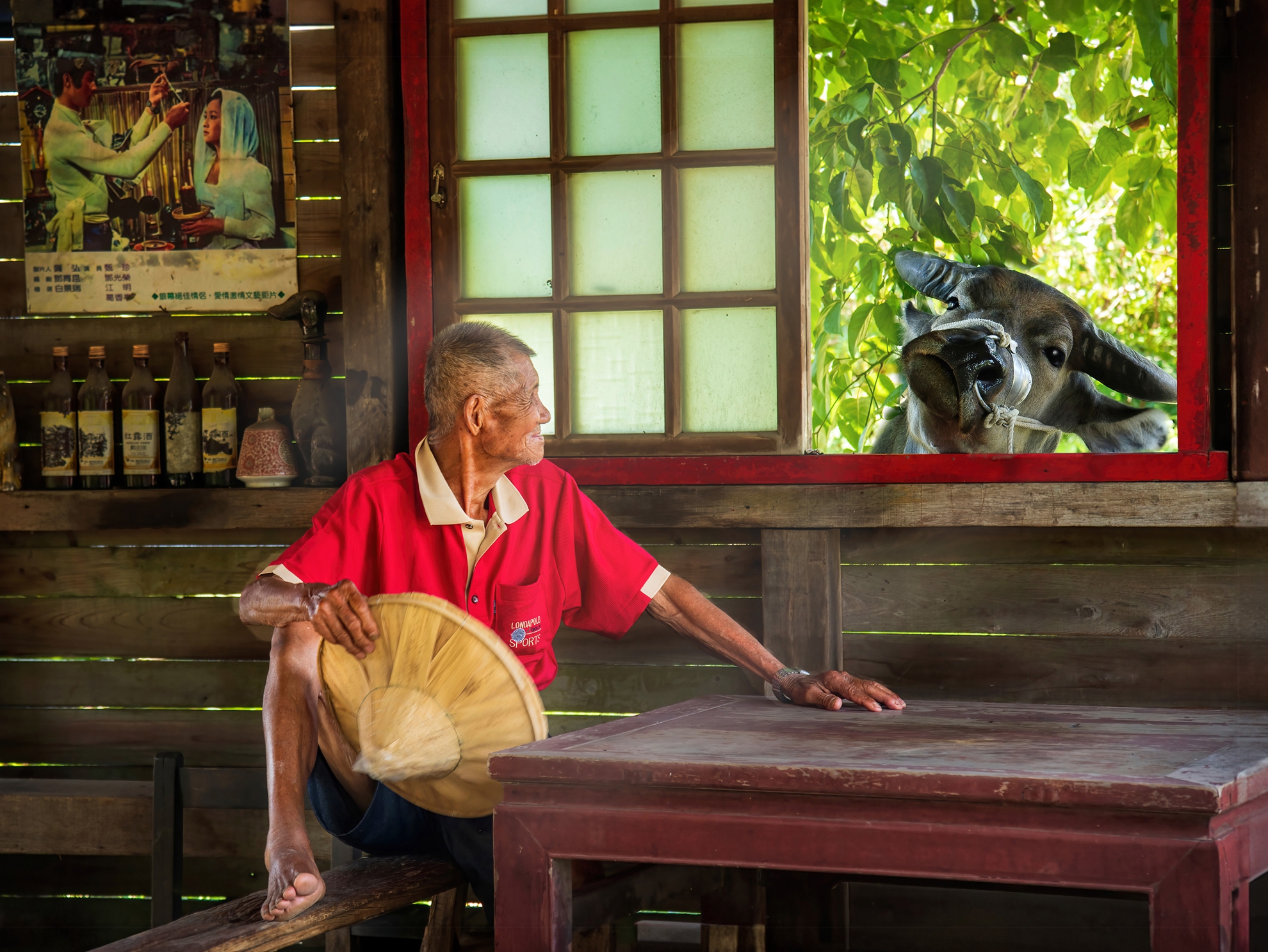 8月-入選-吳(糸秀)華-對望