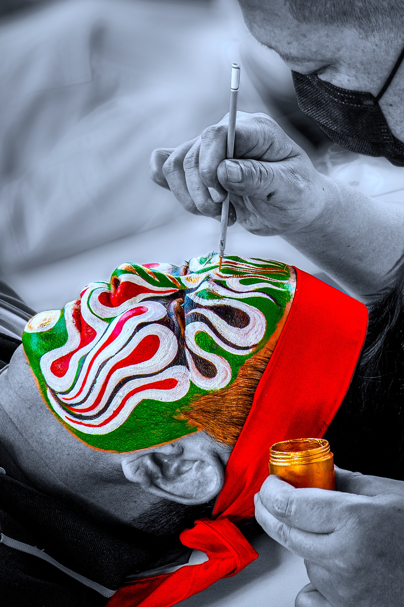 9月-入選-何為今-畫臉