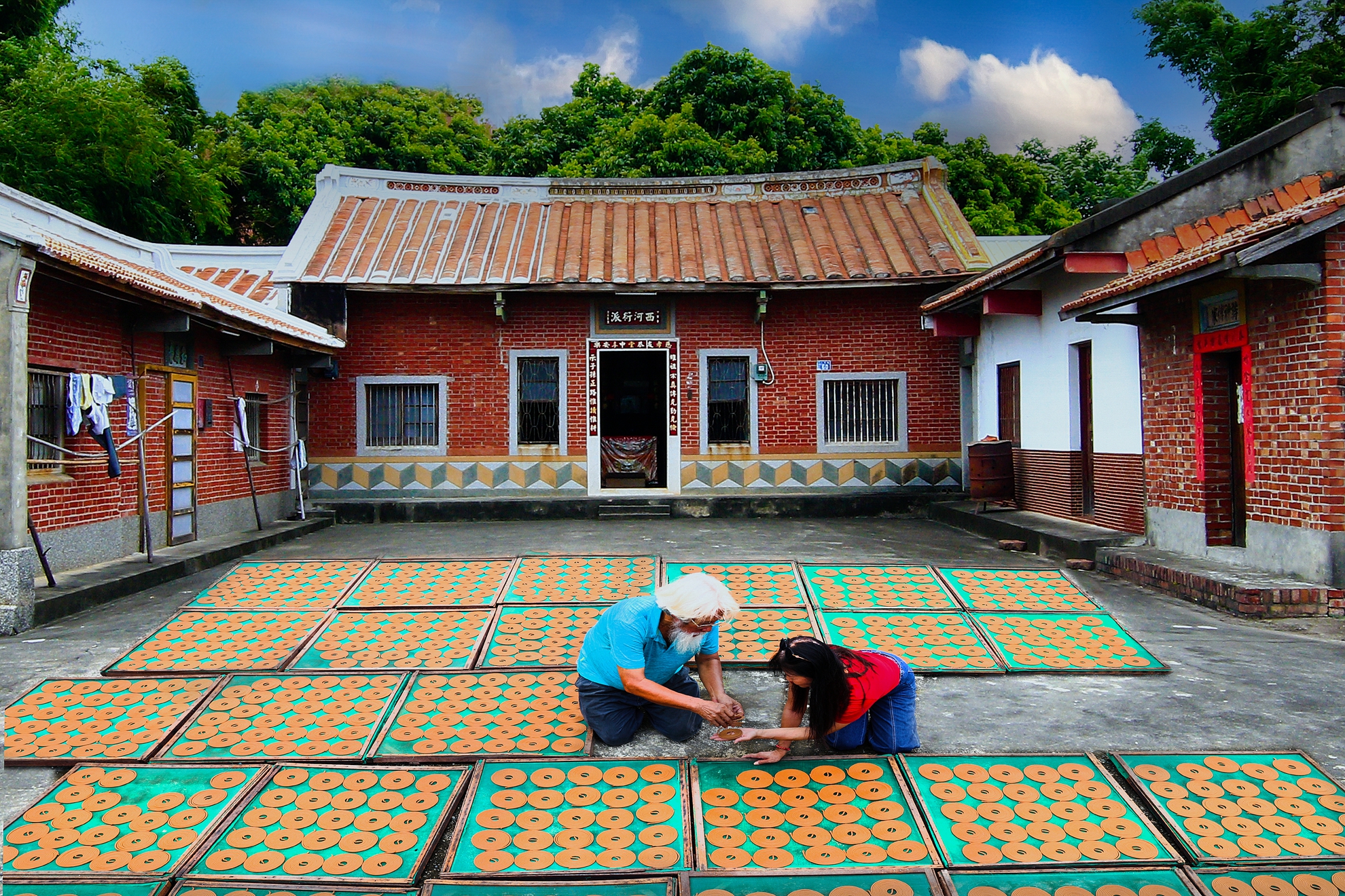12月-入選-楊清福-環香曝曬