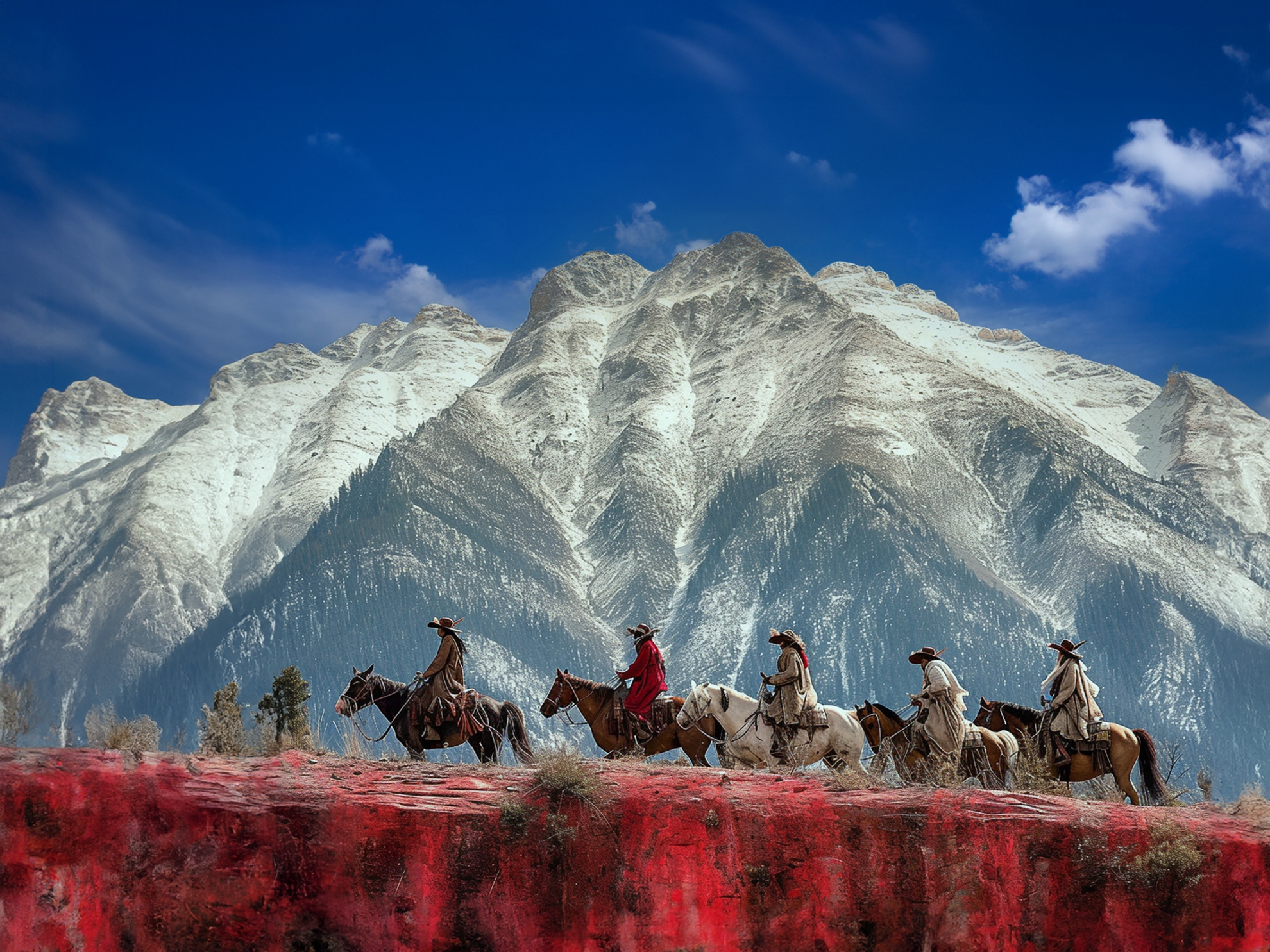 2月-入選-吳(糸秀)華-墨西哥騎馬隊伍