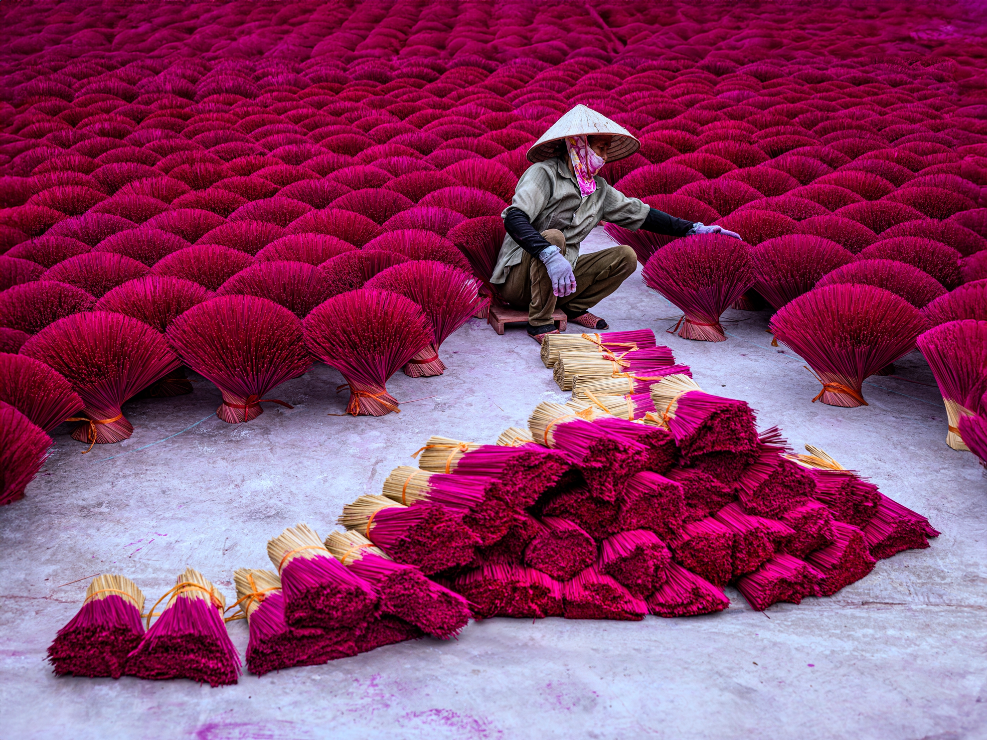 4月-佳作-黃清圳-曬香枝