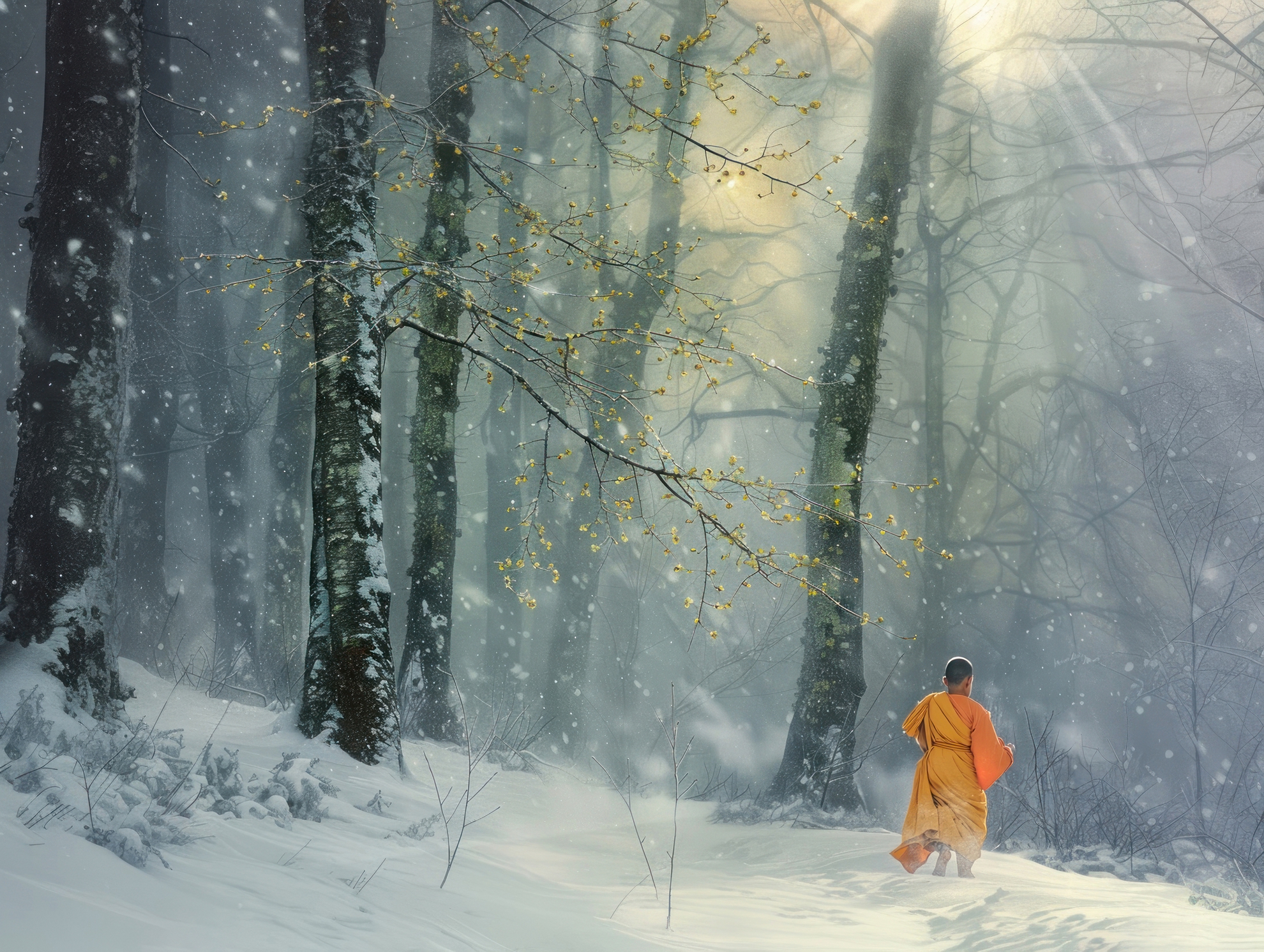 10月-入選-吳(糸秀)華-清晨小僧