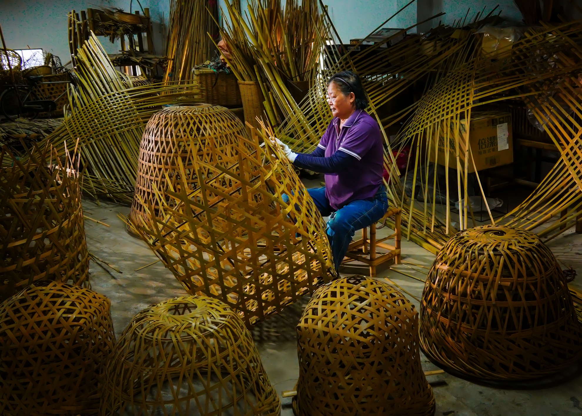 9月-(秋)-入選-張坤柏-竹編