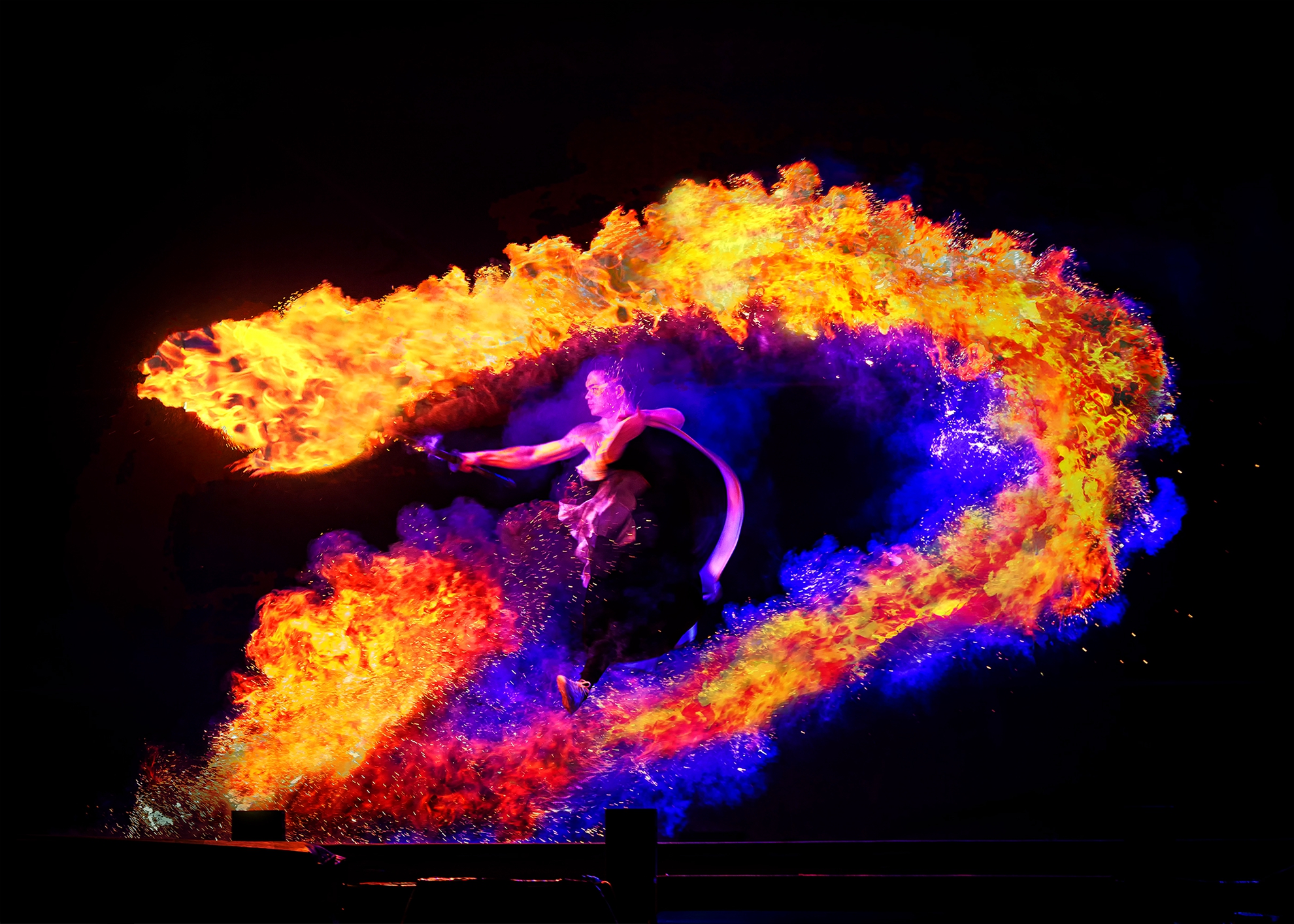 2月-(春)-入選-陳錫沼-燃燒的軌跡